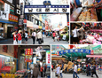 Chợ Namdaemun nơi du khách có thể mua thực phẩm, hanbok,