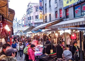 Du lịch Hàn Quốc để càn quét khu chợ Namdaemun nổi tiếng