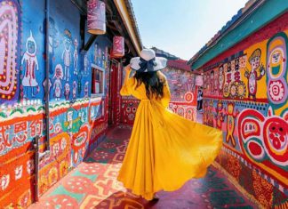 Khám phá làng Cầu Vồng – Ngôi làng rực rỡ sắc màu tại Đài Loan